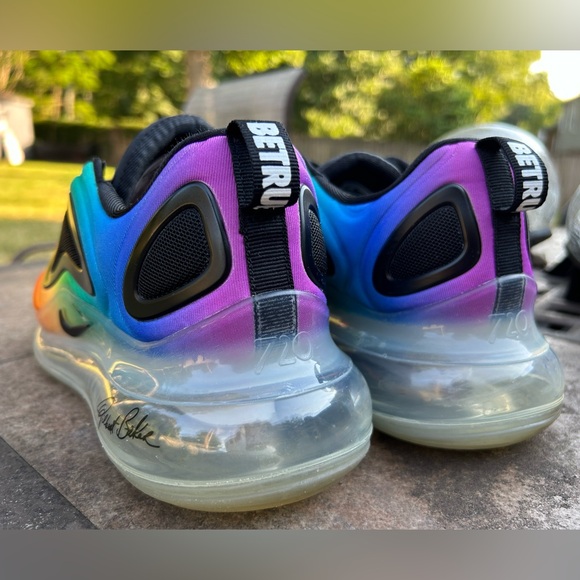 Nike Air Max 720 Robert Blake Pride Rainbow Sneakers - Mens Size 9 CJ5472-900 - Picture 5 of 6